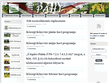 Tablet Screenshot of pahi.arteries.hu